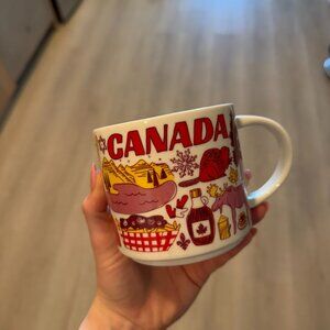 Starbucks Canada Been There Series Mug 🇨🇦 14oz Red Interior EUC Collectible